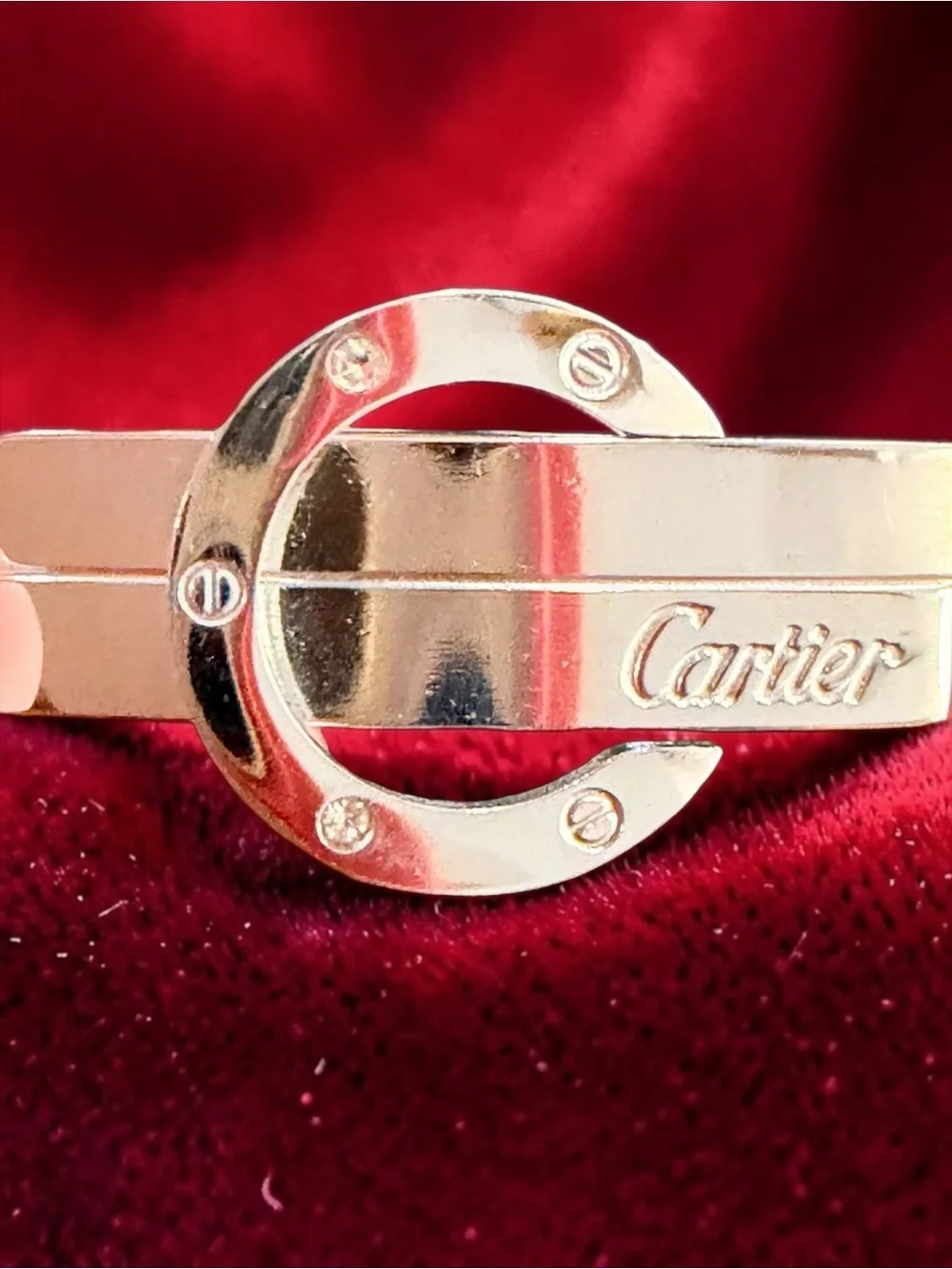 Silver Cartier Bracelet